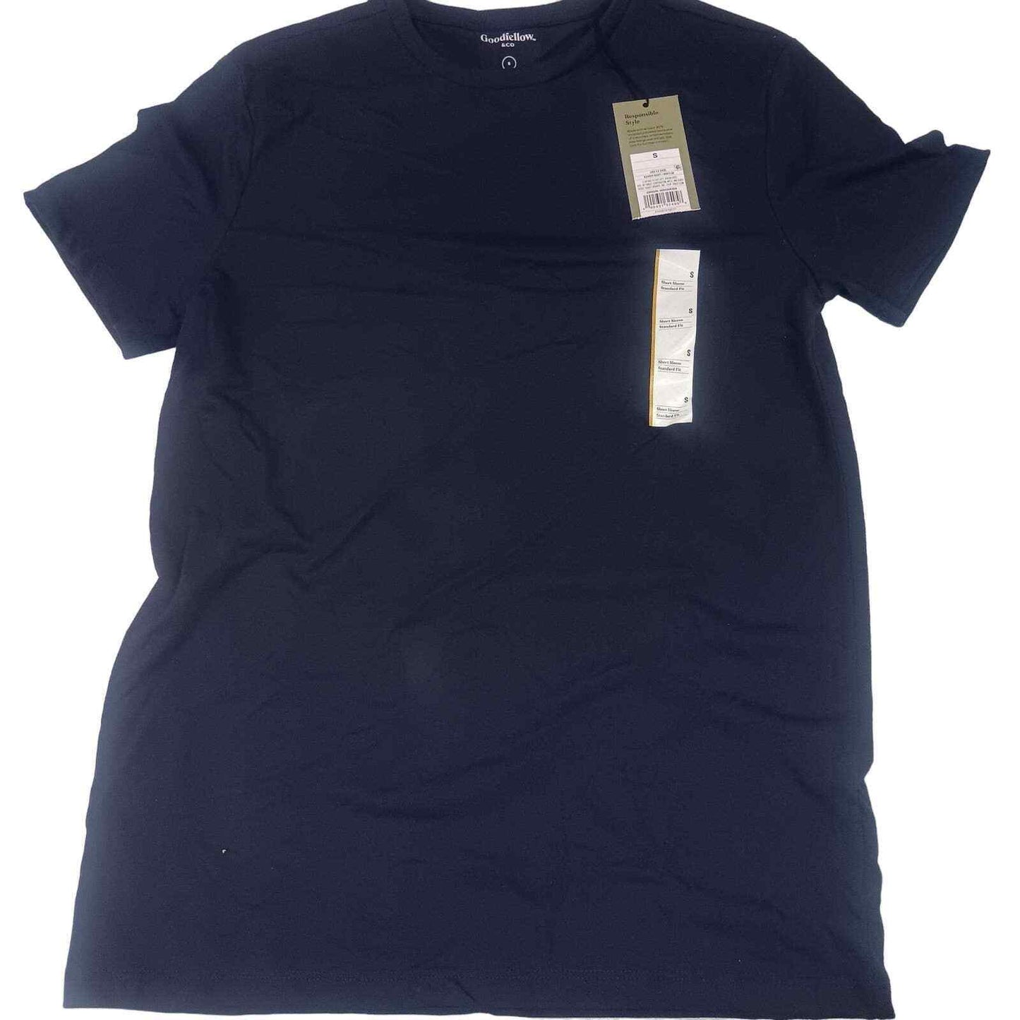 (2-PK) Men's Casual Fit Every Wear SS T-Shirt - Goodfellow & Co Xavier Navy SM
