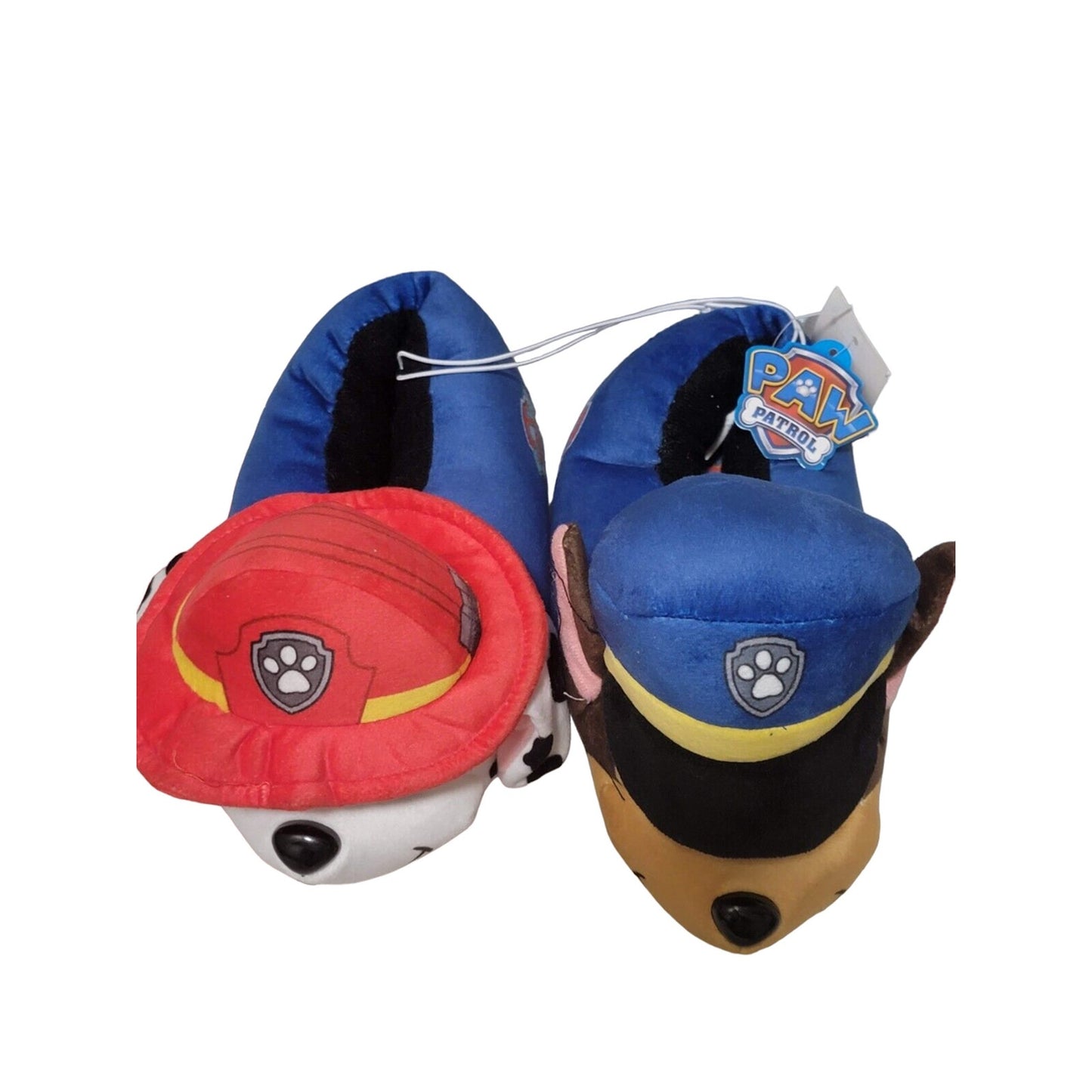 Nickelodeon Paw Patrol Marshall and Chase Slippers, Blue, Toddler Small (5/6)