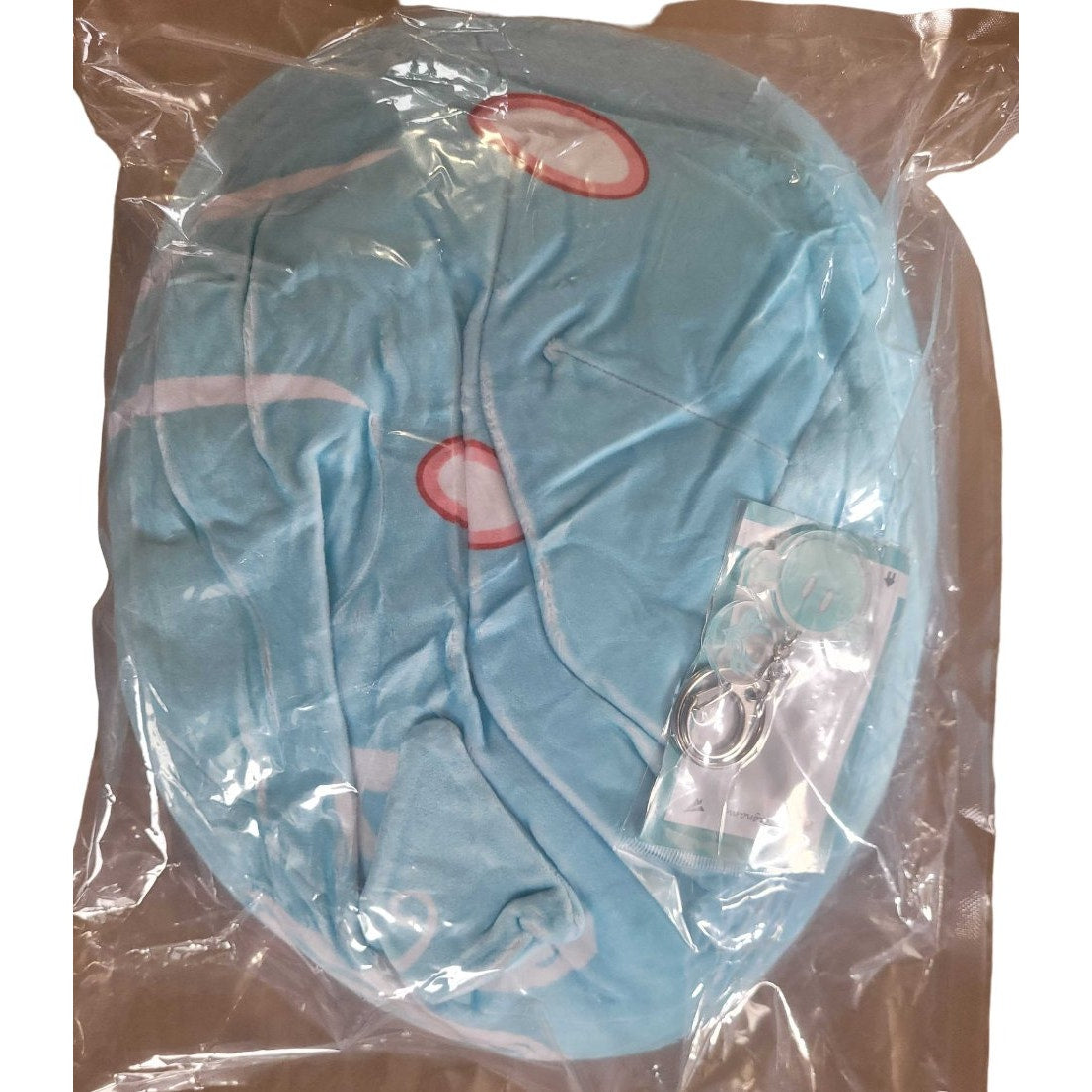2 Anime Genshin 13" Impact Slime Ball Plushies - Wind & Lightning w/ Keychains