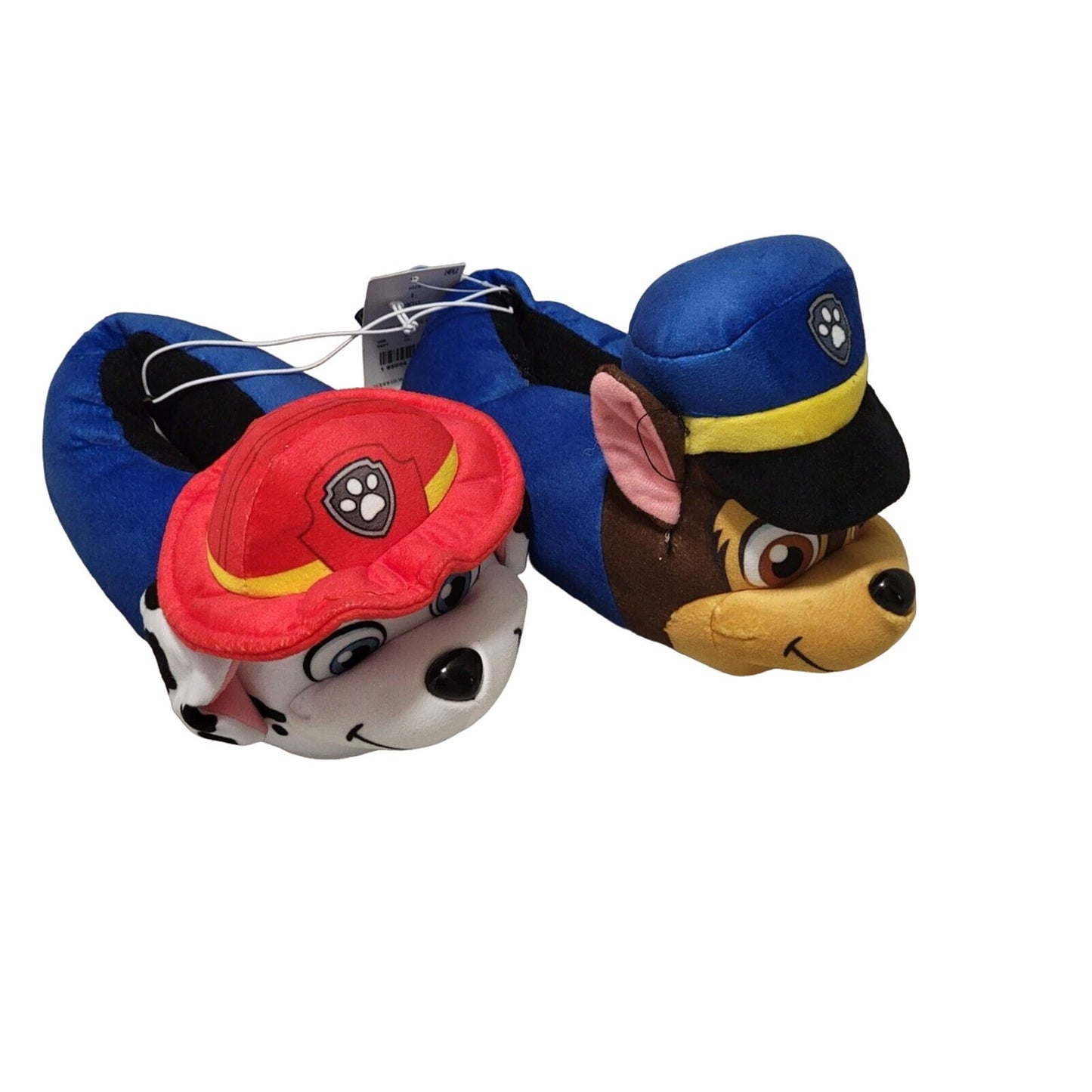 Nickelodeon Paw Patrol Marshall and Chase Slippers, Blue, Toddler Small (5/6)