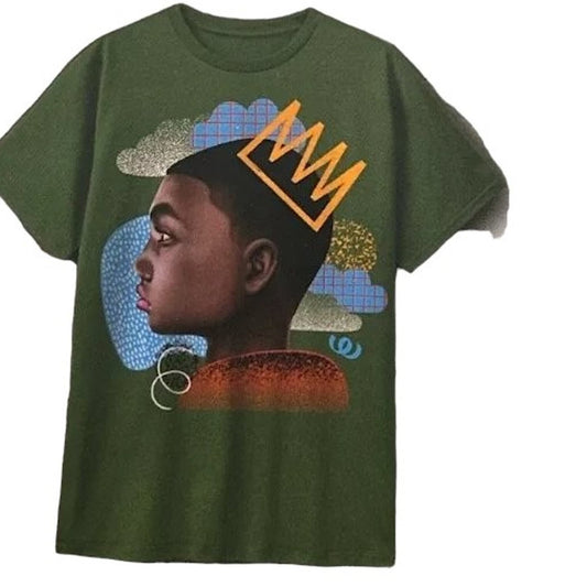 Jolie Noire Boy's 6/7 Black History Month Short Sleeve Graphic Graphic Tee