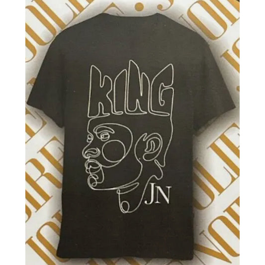 Jolie Noire Men's Med Black History Graphic Print Short Sleeve Crewneck Tee