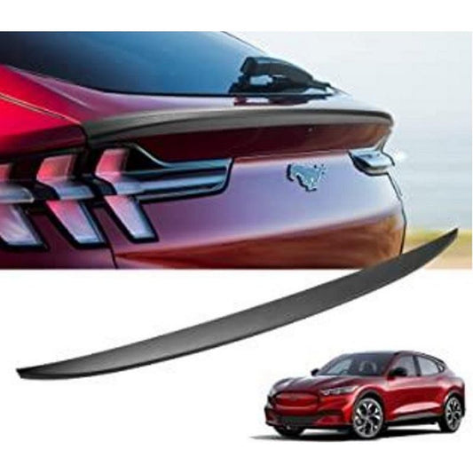Rear Spoiler for Ford Mustang (2021-22) Mach E ABS Matte Carbon Fiber