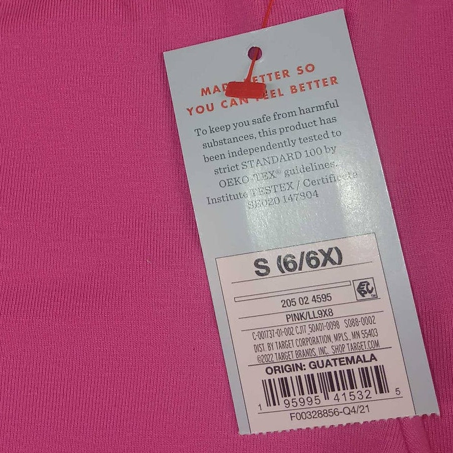Girls' Capri Leggings - Cat & Jack, Pink, Size Small (6/6X)