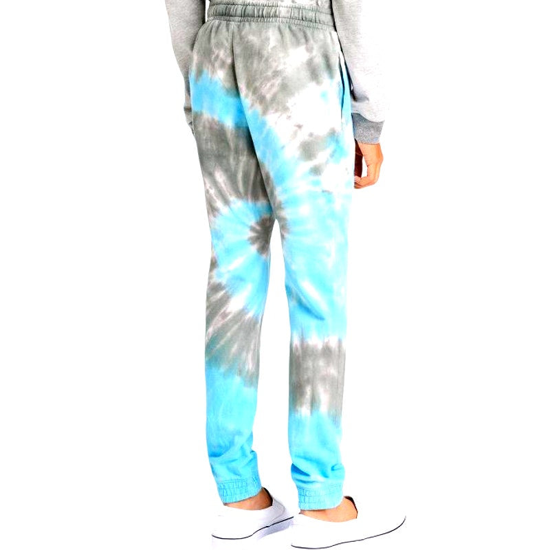 Boys' Swirl Tie-Dye Pull-On Jogger Sweatpants - art class Black/Blue LRG (12/14)