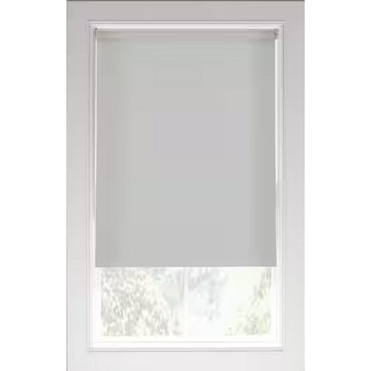 White Cordless Blackout Vinyl Roller Shade 37.25 in. W x 78 in. L +Free Shipping