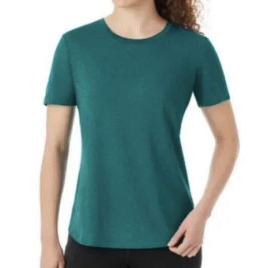 3-PK SM Relaxed Moisture Wicking Short Sleeve Active Tees, Black, Gray, Coral