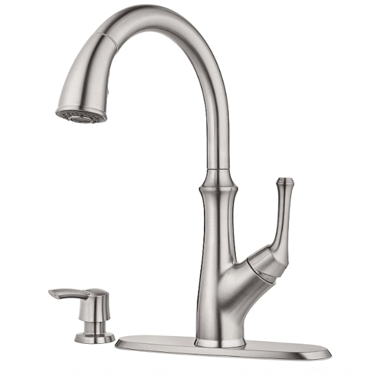 Pfister Tamera 1-handle Pulldown Faucet & Soap Dispenser, Stainless Steel Finish