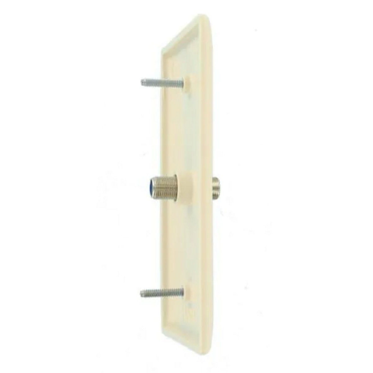 Leviton 1-Gang Midway CATV Wall Plate, Light Almond