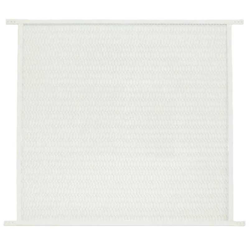 36 in. W x 30 in. H White Steel Pet Grille. Fits Most 36" Hinged & Patio Doors