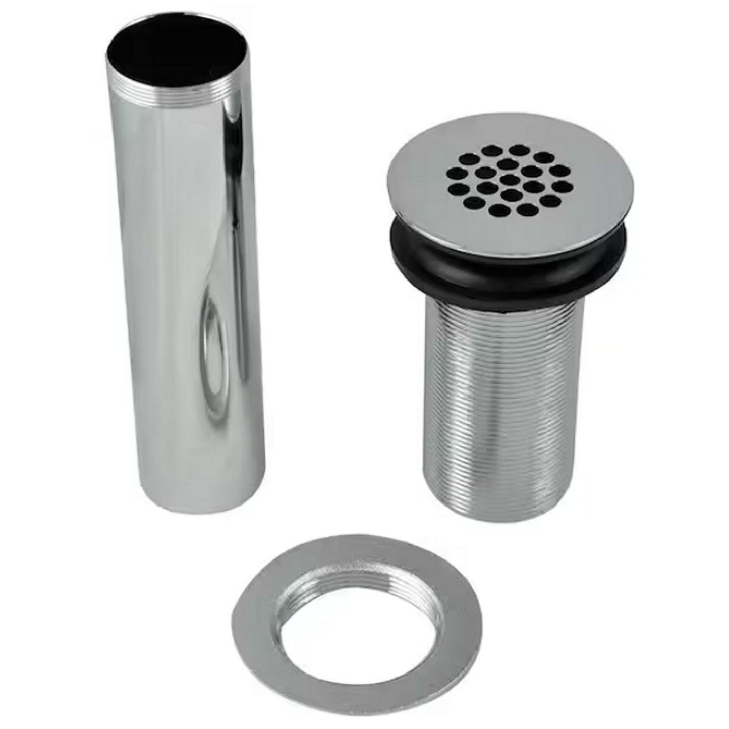 Glacier Bay 2-3/4 in. Lavatory Sink Brass Grid Drain without Overflow in Chrome
