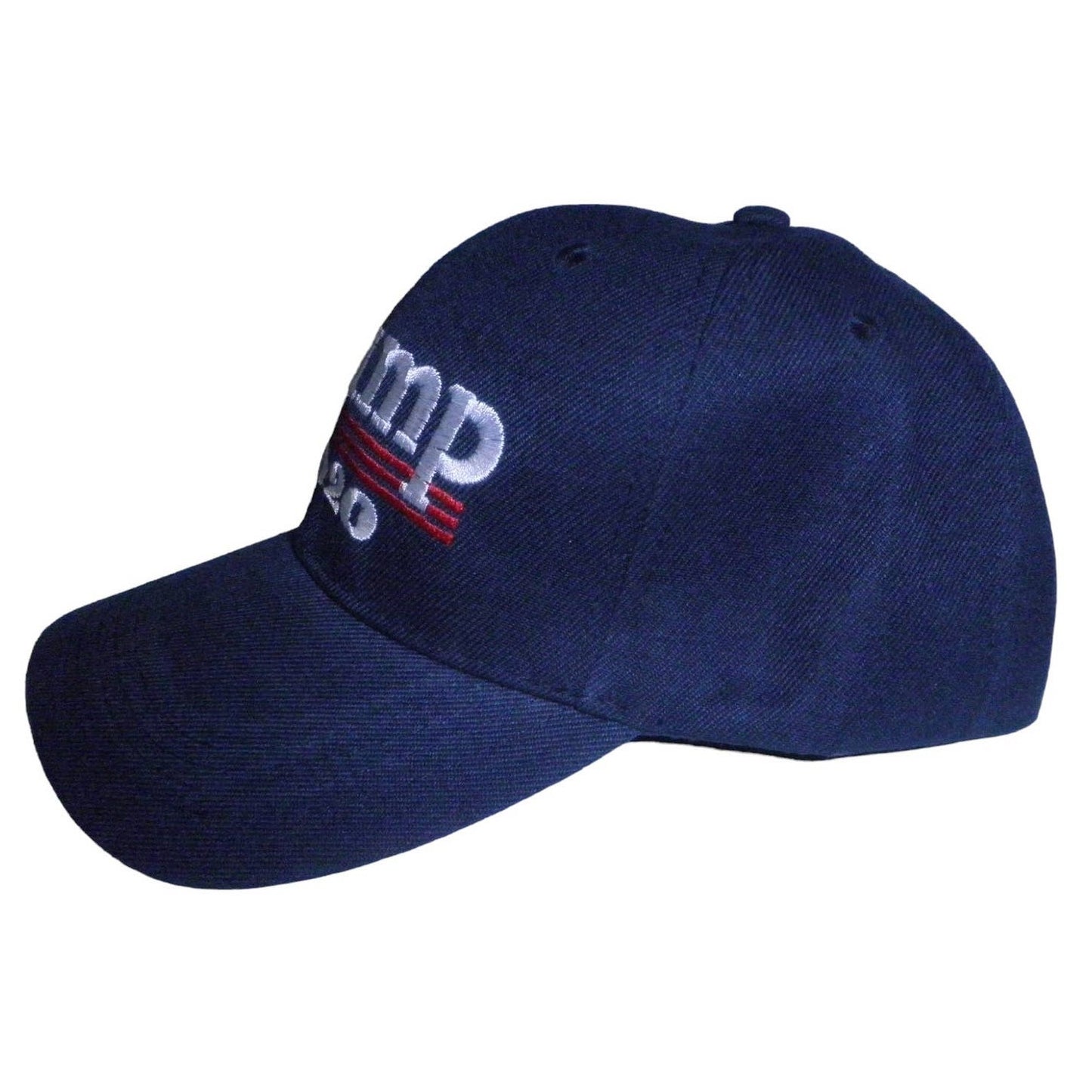 Embroidered Trump 2020 Ball Cap, Navy & Red/White/Blue Embroidery, Trucker Hat