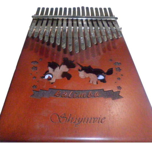 Unicorn Kalimba (17 Keys Thumb Piano) with Instruction booklet and Accessories
