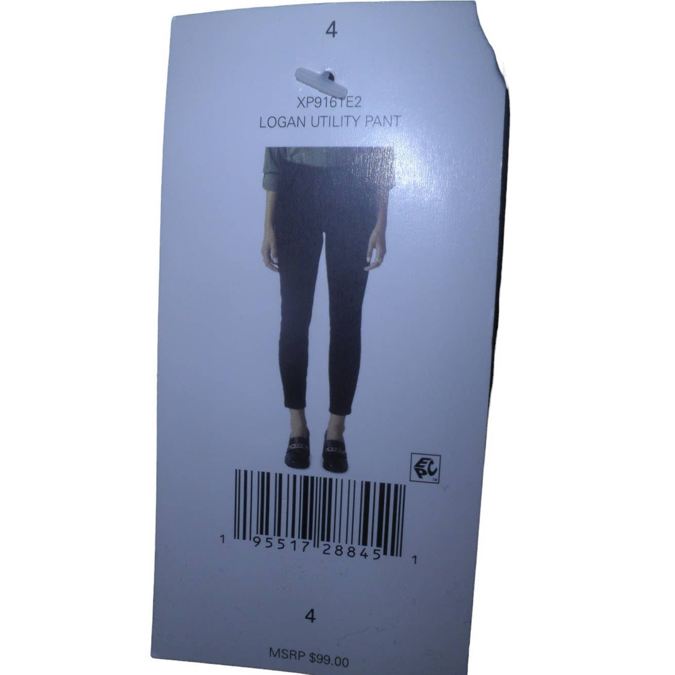 Sanctuary Social Standard Women's Logan Stretch Utility Pant (Size 4, Black) NWT