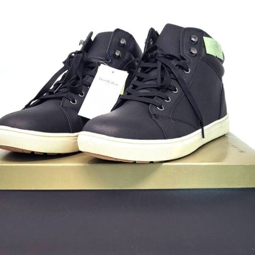 Men's Drew High-top Sneaker Boots - Goodfellow & Co Black, Sz 9