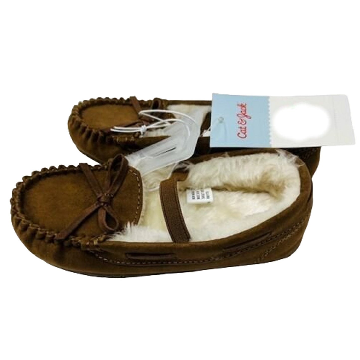 Celina, Dark Chestnut, Size 7 Girls' Moccasin Slippers - Cat & Jack + Free Ship