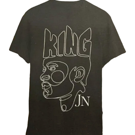 Jolie Noire Men's Small Black History Graphic Print Short Sleeve Crewneck Tee