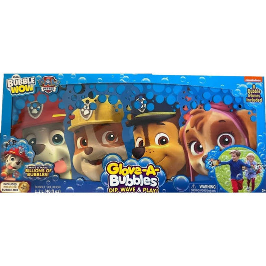 ZURU Bubble Wow Paw Patrol Glove-A-Bubbles Wave & Play (8 Pack) - Free Shipping