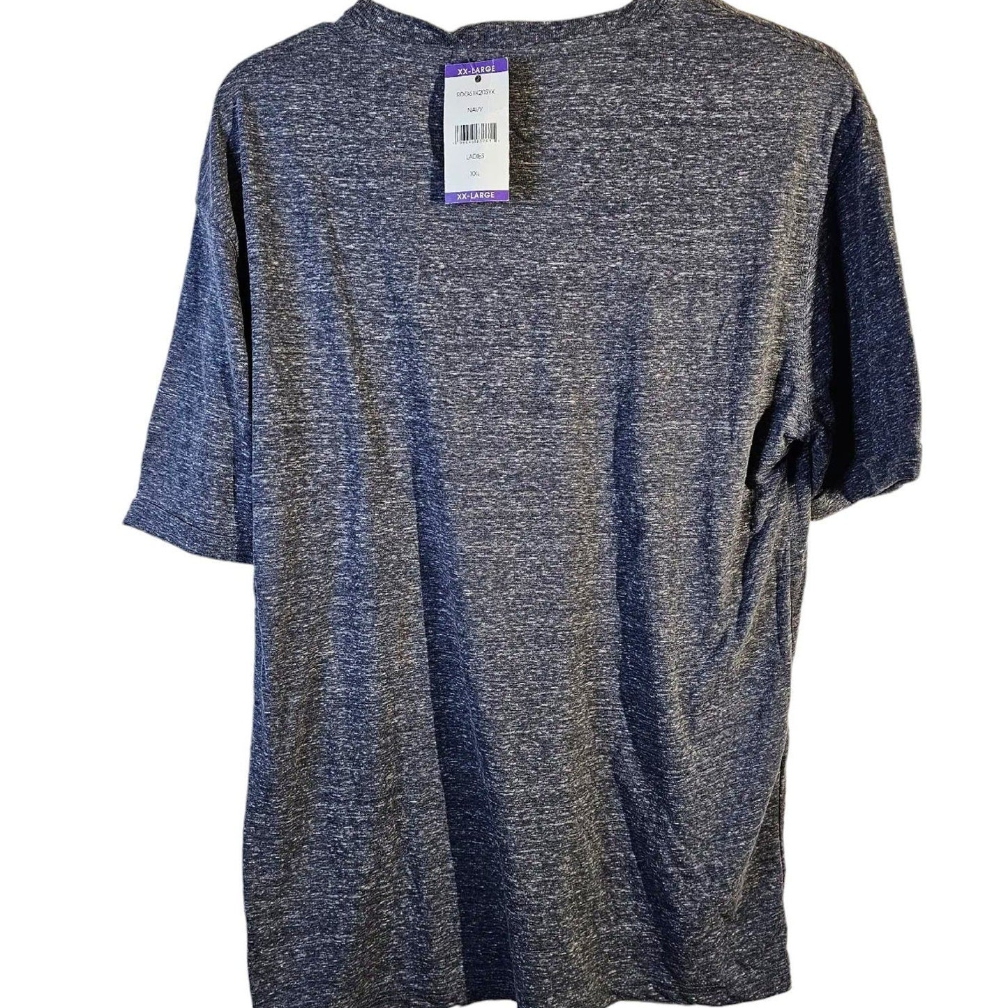 Royce Ladies Medium Americana Tee "Shake Your Sparkler", Navy Blue, Short Sleeve