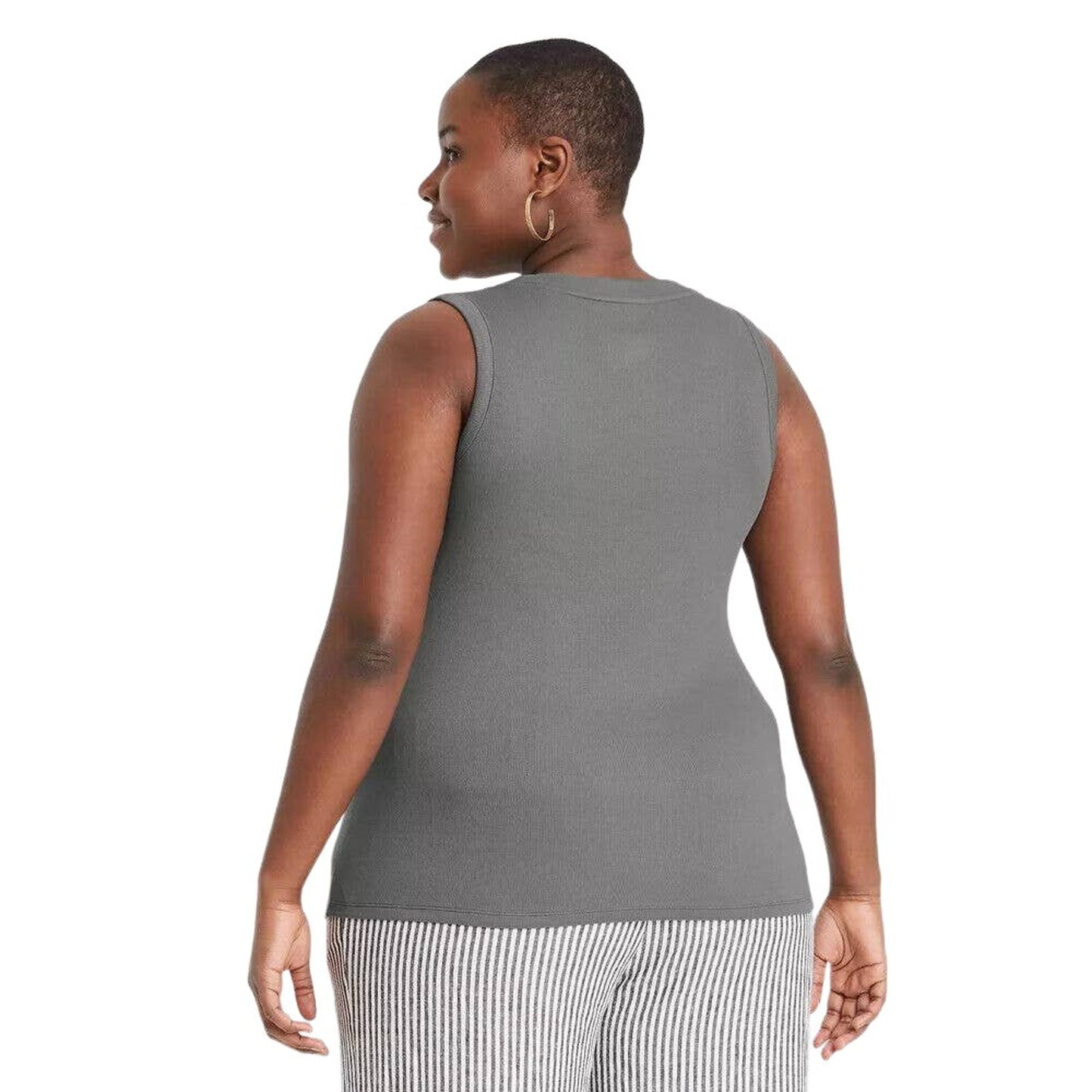 A New Day, Women's 2XL (20-22) Tank Top, Heather Gray, 2X-Large