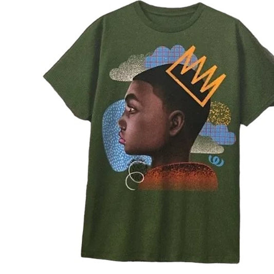 Jolie Noire Boy's 10/12 Black History Month Short Sleeve Graphic Graphic Tee