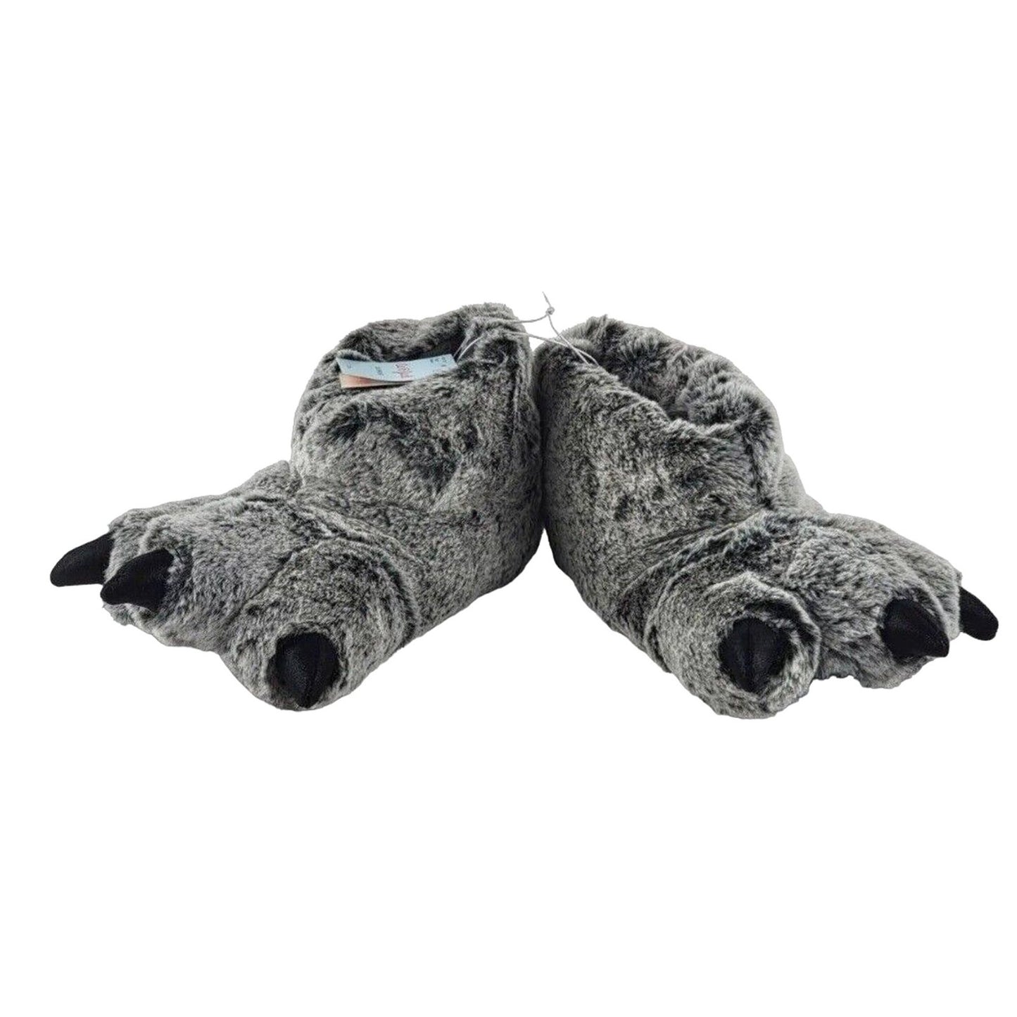 Boys' Ferdinand Dinosaur Claw Slippers - Cat & Jack Charcoal Gray LRG (4/5) NWT